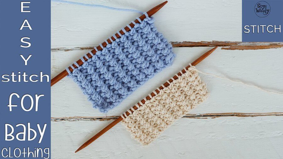 Easy Knitting Stitch Pattern For Baby Clothing