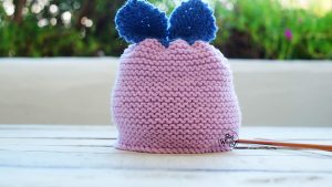 Baby Hat free knitting pattern for beginners