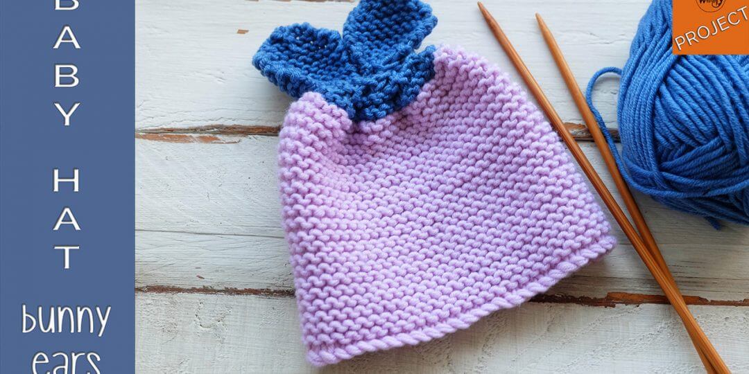 How to knit baby Hat Bunny Ears for beginners