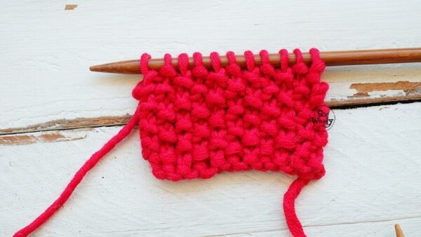 Learn How to Knit Quickly–Lesson 7: Seed stitch-So Woolly | So Woolly