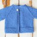 How to knit a newborn cardigan for beginners free pattern