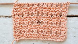 How to knit lace for beginners step by step so woolly