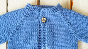 How to knit newborn baby jacket step by step