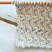 How to knit the Crests stitch knitting pattern So Woolly