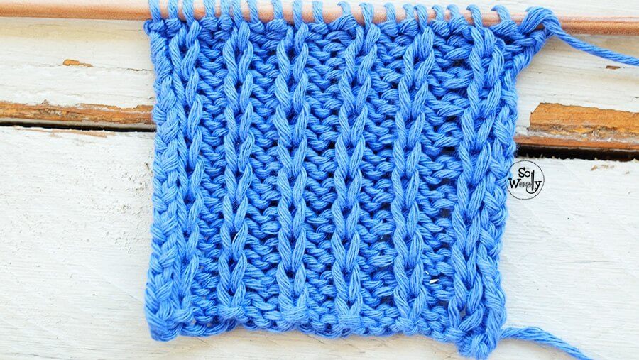 How To Knit The Slip Stitch Rib For Beginners So Woolly