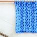 Tutorial Slip stitch knitting pattern for beginners