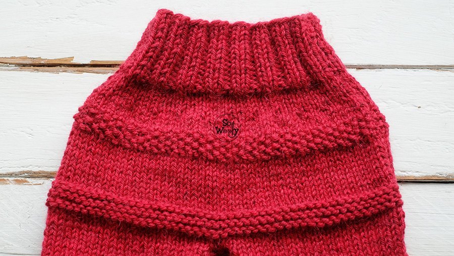 Baby trousers knitting pattern for beginners