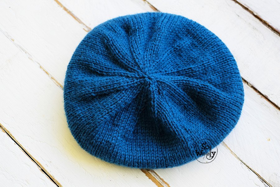 Hipster Hat knitting pattern for beginners step by step