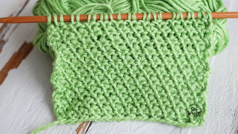 Edelweiss stitch knitting pattern: Easy, reversible, and it doesn't ...