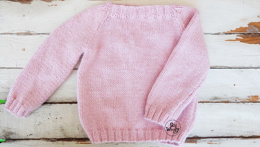 Raglan sweater for toddler free knitting pattern tutorial