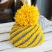 Spiral Hat free knitting pattern all sizes