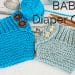 How to knit a Baby Diaper Cover pattern and video tutorial for beginners