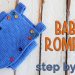 Baby Romper knitting pattern for beginners