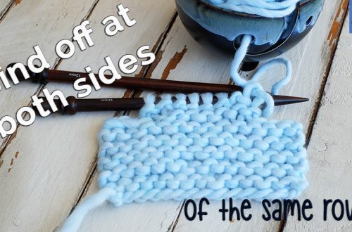 Bind off both sides of the same row knitting tips and tricks