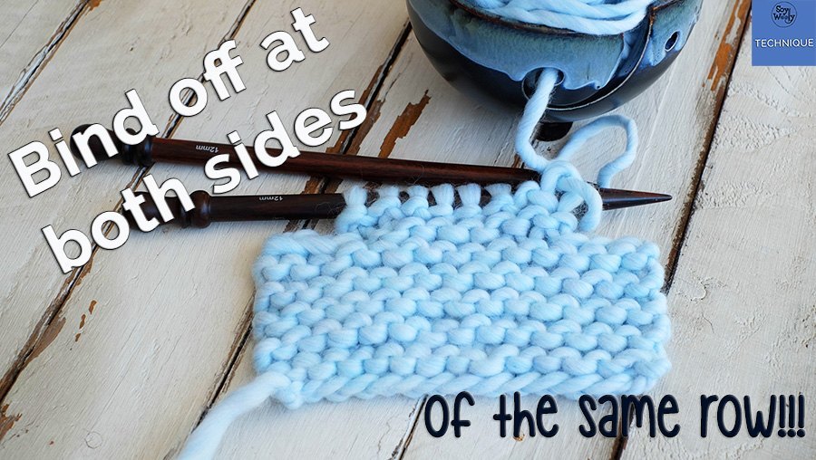 Bind Off At Both Sides Of The Same Row Armhole Knitting Tip