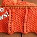 Two rows knitting stitch pattern tutorial So Woolly