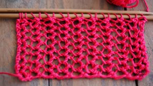 Easy lace stitch pattern