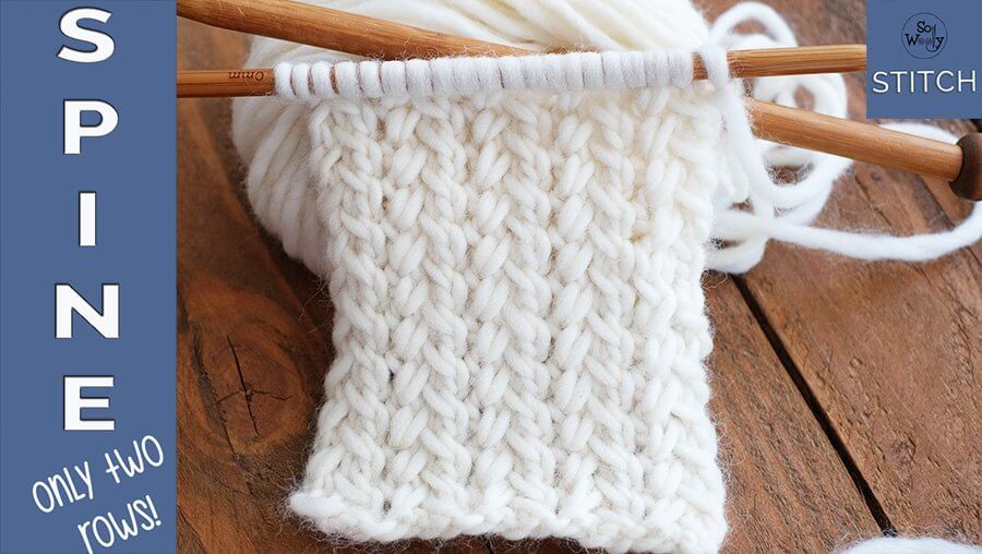 How to knit the X stich 