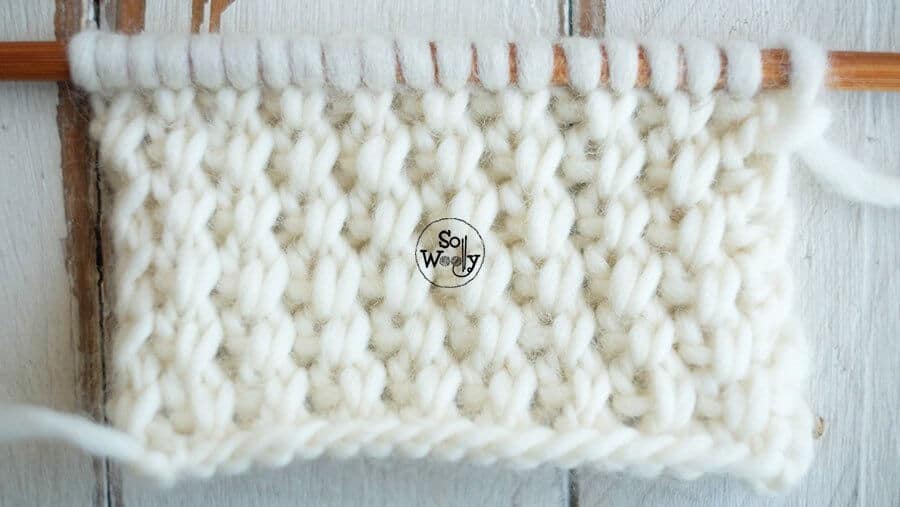 How to knit an easy cross stitch step by step. So Woolly: Knitting patterns for beginners