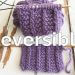 One-row Reversible stitch in the round knitting pattern