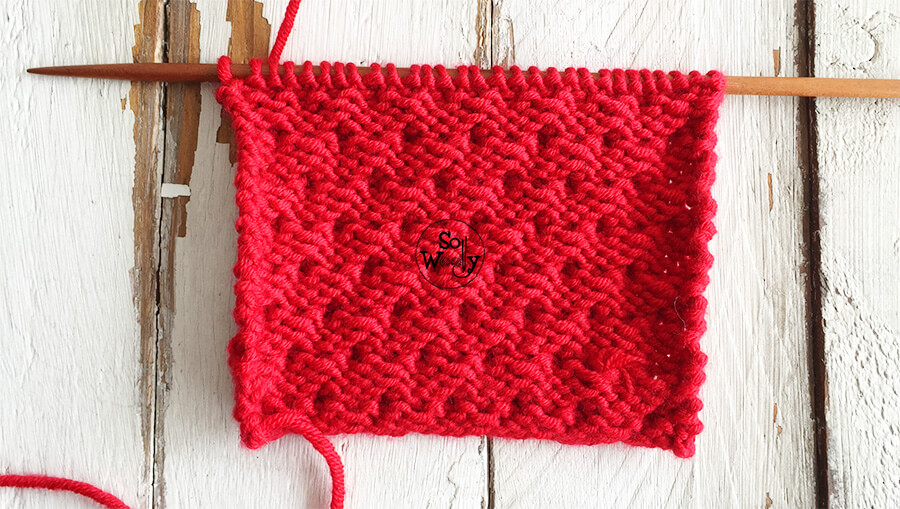 Online free stitch dictionary and knitting video tutorials. So Woolly.