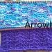 Arrowhead Slipped stitch knitting pattern