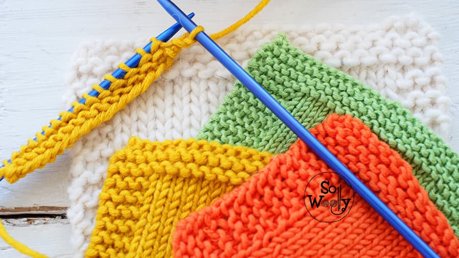 Knitting tips and tricks for beginners: How to improve the borders. So Woolly.