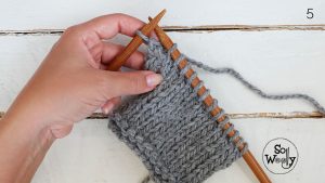 Knitting backwards technique no purling