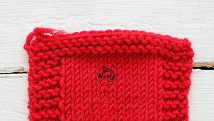 How to fix the last stitch in knitting