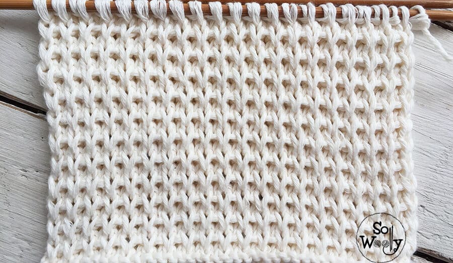 How to Knit Basket Weave Stitch