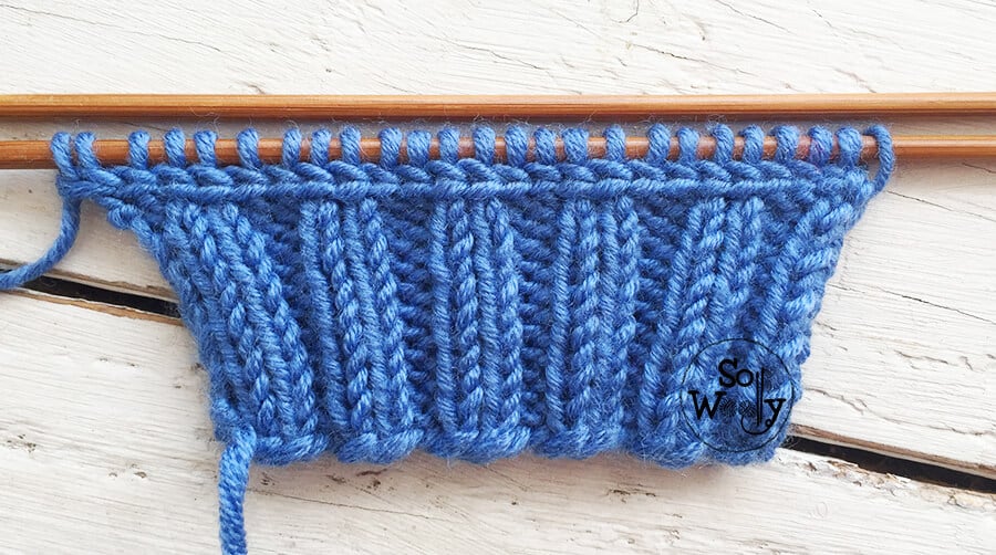 How to knit the Estonian Braid: A one-row technique - So Woolly