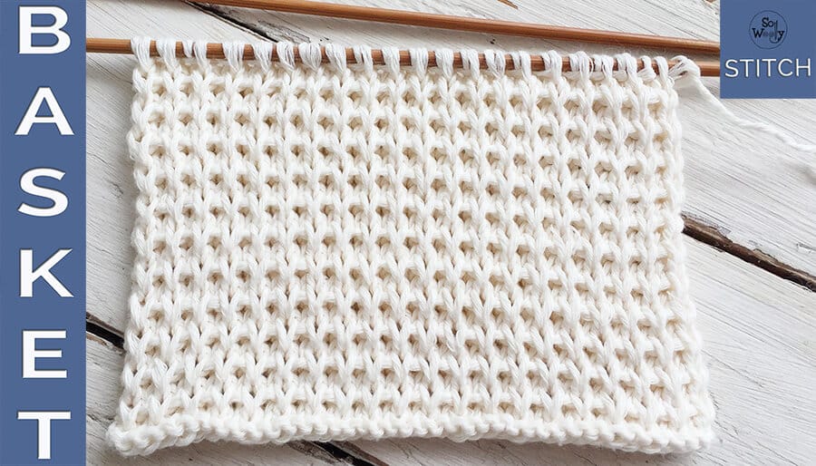 How to knit the Basket stitch: Chunky and cozy - So Woolly