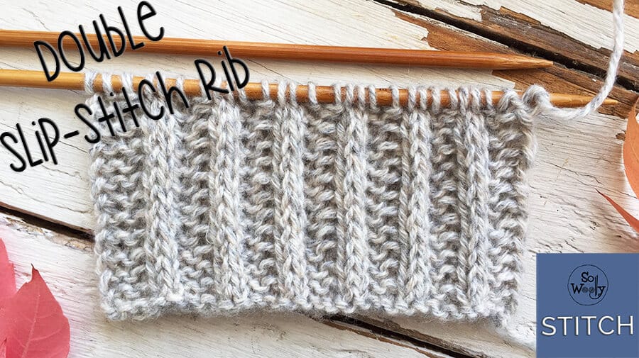 How to Knit 2 X 2 (Double) Rib Stitch, Knitting Techniques 