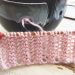 Herringbone Lace stitch one row repeat knitting pattern