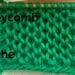 Honeycomb Brioche knitting stitch pattern