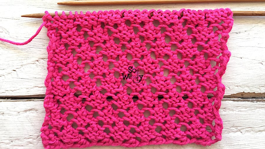 Tile Knitting Stitch - How Did You Make This?