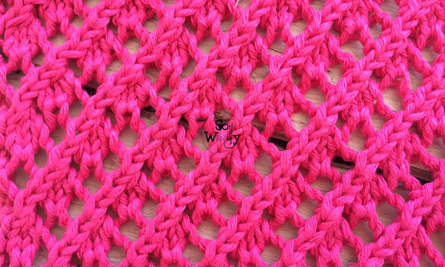 Learn to Knit the Mesh Stitch with Staci from Very Pink Knits!