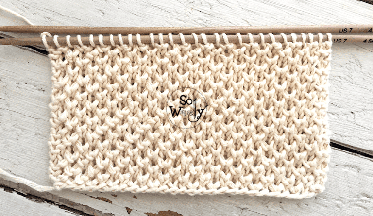 How to knit the Half Brioche stitch (using only knit stitch)