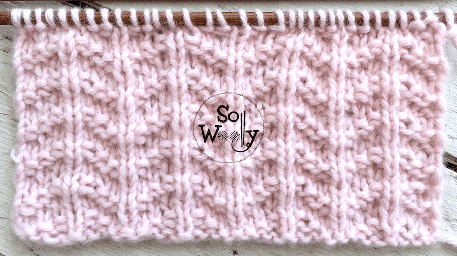 How to knit the Slip Stitch Rib (for beginners) So Woolly