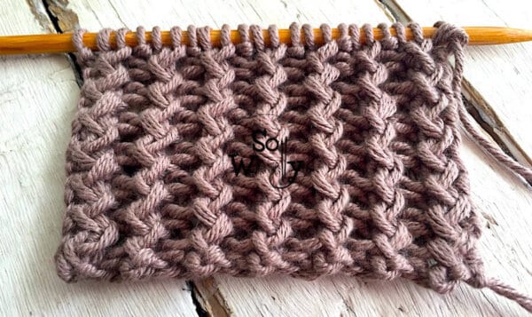 How to knit the Rickrack Rib stitch: 2 rows+it doesn’t curl!