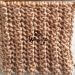 One-row repeat knit stitch pattern great for scarves
