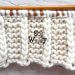 Easy two-row repeat knit stitch pattern, for scarves and blankets
