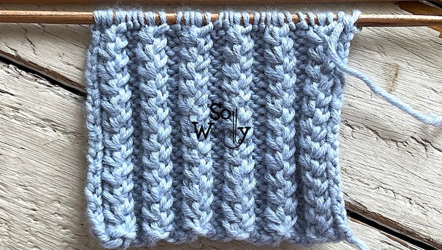 Double Sided Knit Ribbing - Reversible Knitting With Rib 