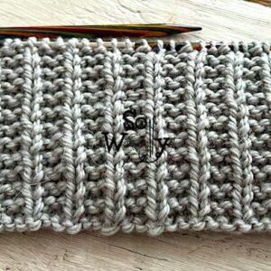 How to knit the Piqué Rib stitch: Great for beginners