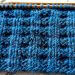 How to knit the Thermal stitch pattern step by step