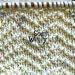 How to knit the Chevron Seed stitch ideal for baby blankies