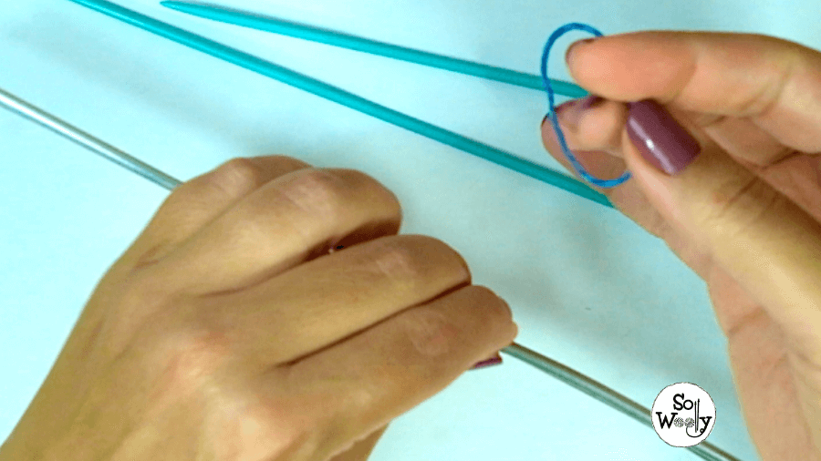Two ways of using rubber bands in your knitting