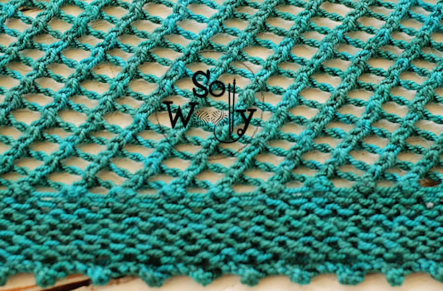 How to knit a Picot Edge bind off. So Woolly.