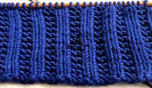 Double Garter Rib knitting pattern and tutorial