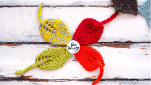 How to knit Autumn Leaves Beech pattern